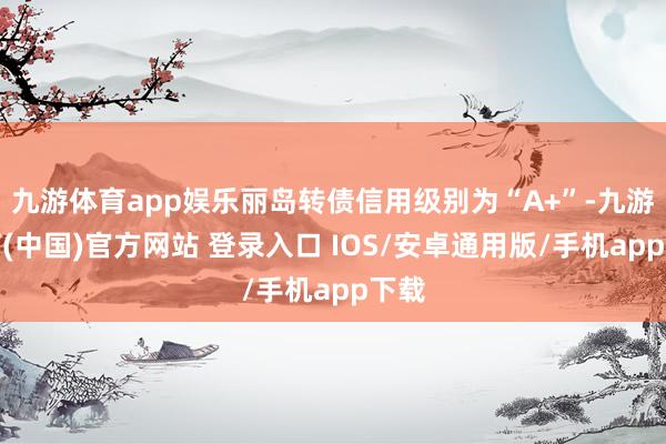 九游体育app娱乐丽岛转债信用级别为“A+”-九游体育(中国)官方网站 登录入口 IOS/安卓通用版/手机app下载