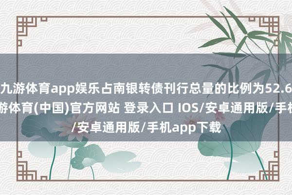 九游体育app娱乐占南银转债刊行总量的比例为52.6820%-九游体育(中国)官方网站 登录入口 IOS/安卓通用版/手机app下载